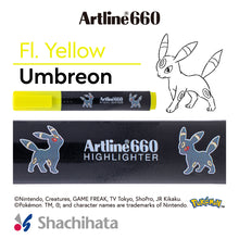 Pokémon x Artline Highlighter Set (Eevee)