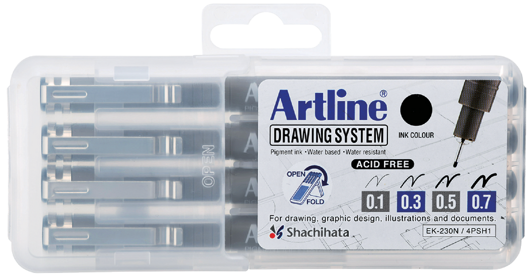 Artline Drawing System Case Set 1