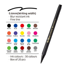 Artline Supreme Colouring Pen 20 Colours Box Set
