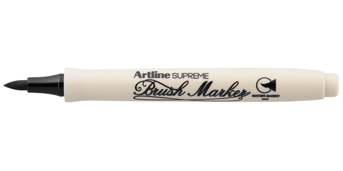 Artline SUPREME Brush Marker — Black