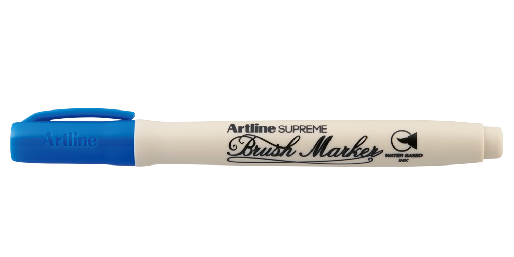 Artline SUPREME Brush Marker — Blue