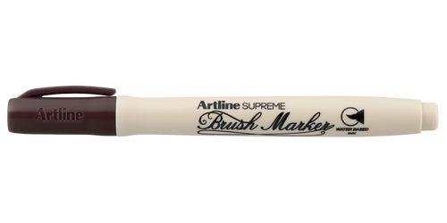 Artline SUPREME Brush Marker — Dark Brown