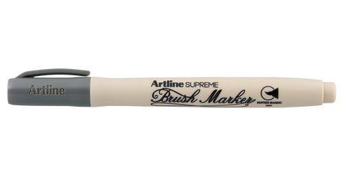 Artline SUPREME Brush Marker — Grey