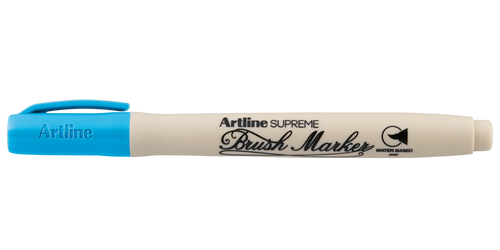 Artline SUPREME Brush Marker — Light Blue