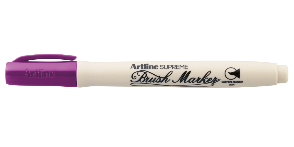 Artline SUPREME Brush Marker — Magenta