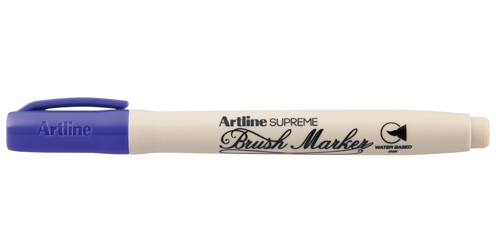 Artline SUPREME Brush Marker — Purple