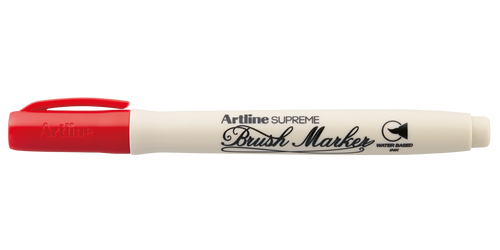 Artline SUPREME Brush Marker — Red