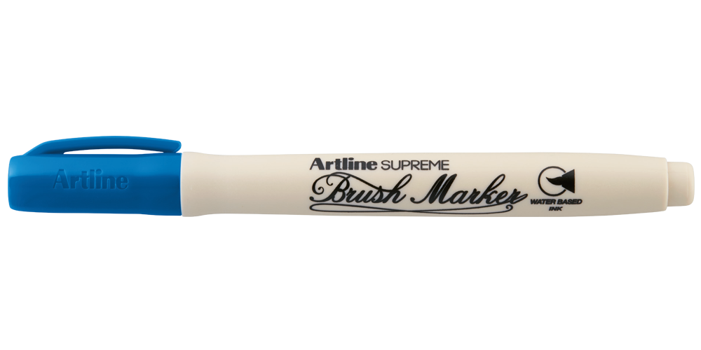 Artline SUPREME Brush Marker — Royal Blue