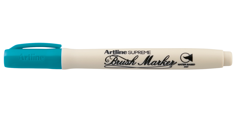 Artline SUPREME Brush Marker — Turquoise