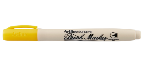 Artline SUPREME Brush Marker — Yellow